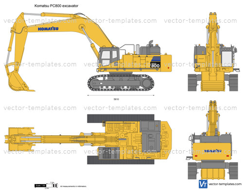 Komatsu PC800 excavator