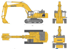 Komatsu PC800 excavator