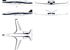 Space Eagle private jet concept