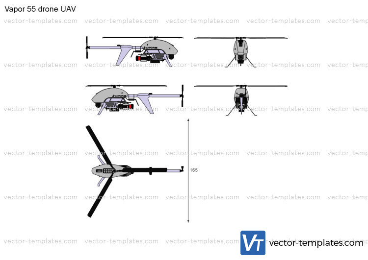 Vapor 55 drone UAV