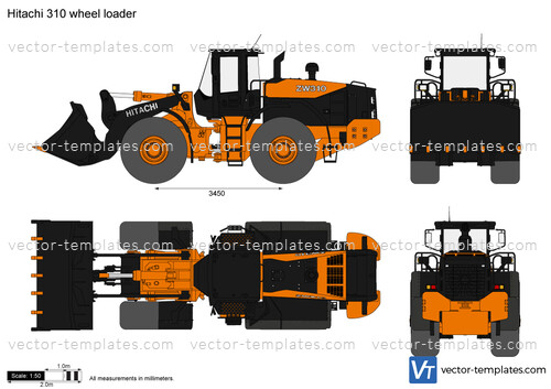 Hitachi 310 wheel loader