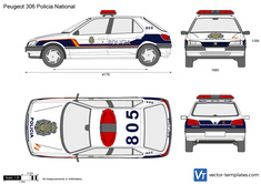 Peugeot 306 Policia National
