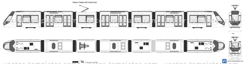 Alstom Citadis 402 Dubai tram