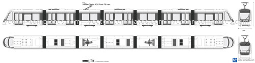 Alstom Citadis XO5 Paris T9 tram