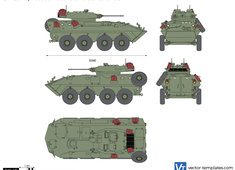 LAV-25 Amphibious armored reconnaissance vehicle