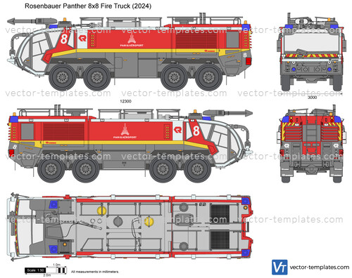 Rosenbauer Panther 8x8 Fire Truck