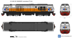 CC-206 GE CM20EMP Locomotive PT-KAI