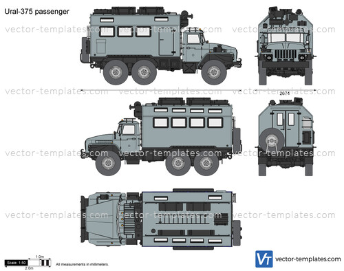 Ural-375 passenger