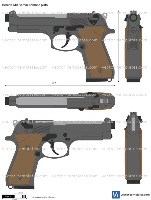 Beretta M9 Semiautomatic pistol