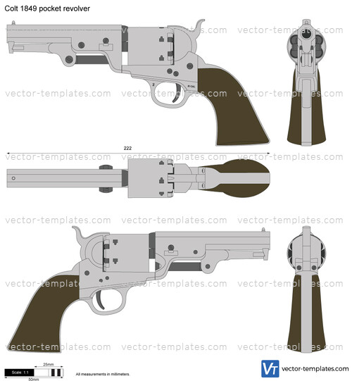 Colt 1849 pocket revolver