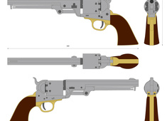 Colt 1851 navy revolver