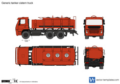 Generic tanker cistern truck