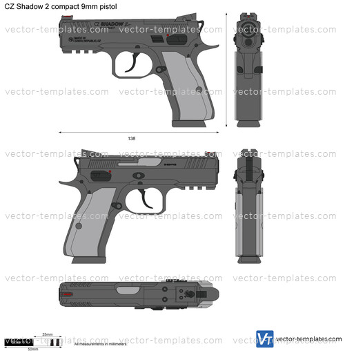 CZ Shadow 2 compact 9mm pistol