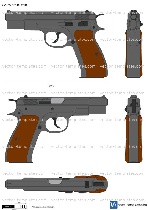 CZ-75 pre-b 9mm