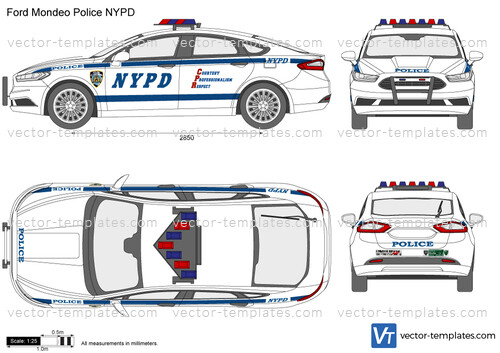 Ford Mondeo Police NYPD