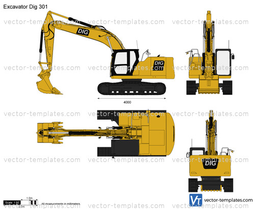 Excavator Dig 301