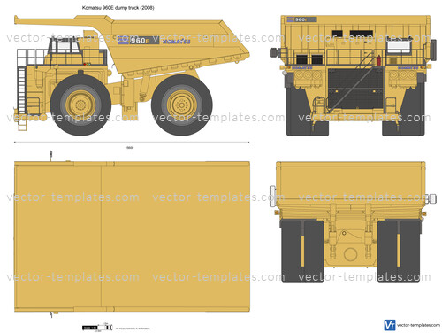 Komatsu 960E dump truck