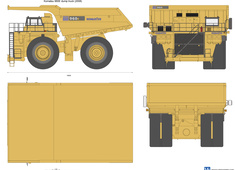 Komatsu 960E dump truck