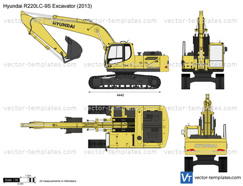 Hyundai R220LC-9S Excavator