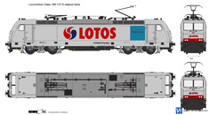 Locomotive Class 186-137-6 railpool lotos