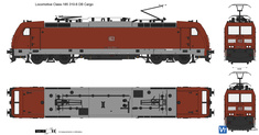 Locomotive Class-185 310-6 DB Cargo