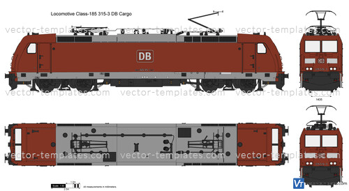 Locomotive Class-185 315-3 DB Cargo