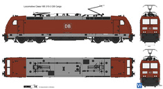 Locomotive Class-185 315-3 DB Cargo