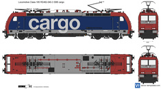 Locomotive Class-185 RE482-040-3 SBB cargo