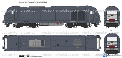 Locomotive Class-223-ER20-008 BRLL