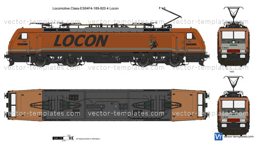 Locomotive Class-ES64F4-189-820 4 Locon