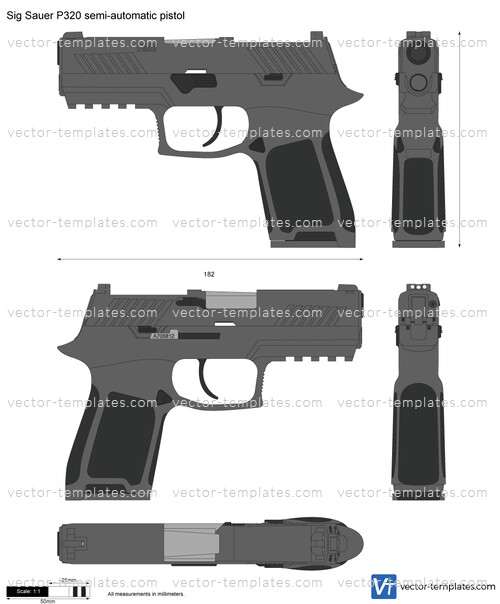 Sig Sauer P320 semi-automatic pistol