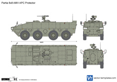 Partia 8x8 AMV APC Protector