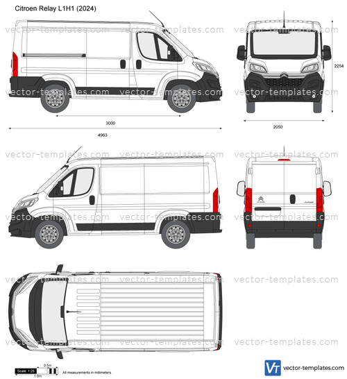 Templates - Cars - Citroen - Citroen Jumper L1H1