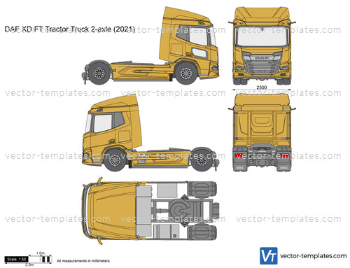 DAF XD FT Tractor Truck 2-axle