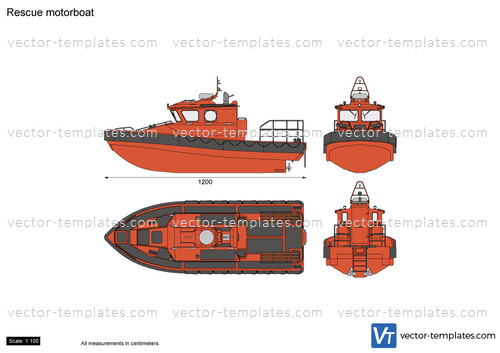 Rescue motorboat