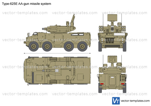 Type-625E AA-gun missile system