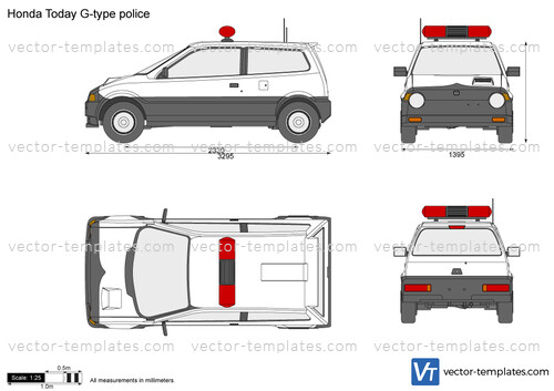 Honda Today G-type police