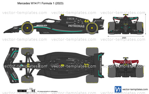 Mercedes W14 F1 Formula 1