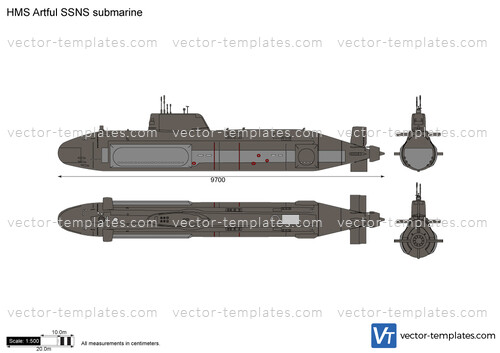 HMS Artful SSNS submarine