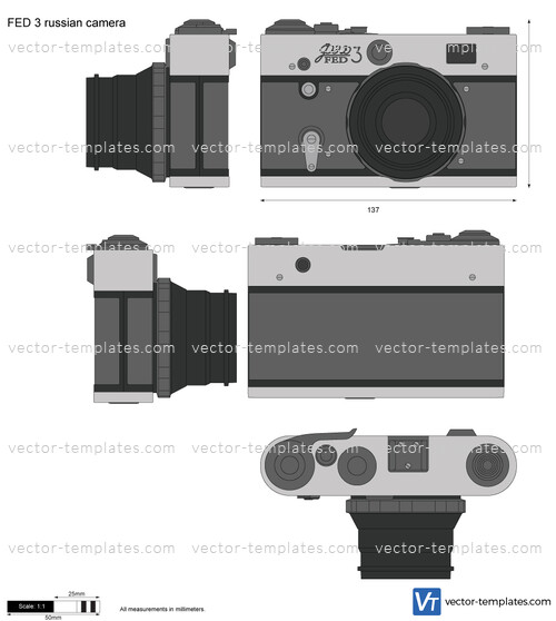 FED 3 russian camera