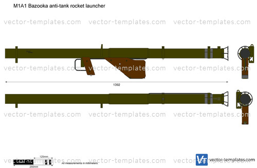 M1A1 Bazooka anti-tank rocket launcher