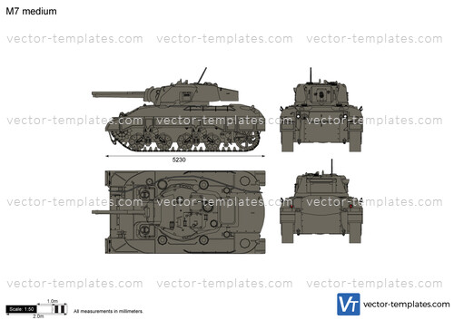 Templates - Tanks - Tanks M - M7 medium