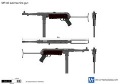 MP-40 submachine gun