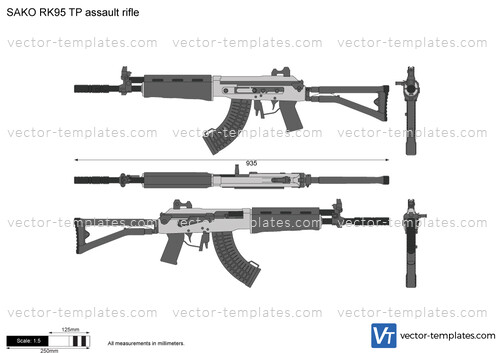 SAKO RK95 TP assault rifle