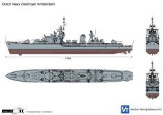 Dutch Navy Destroyer Amsterdam