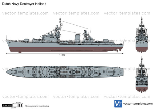 Dutch Navy Destroyer Holland