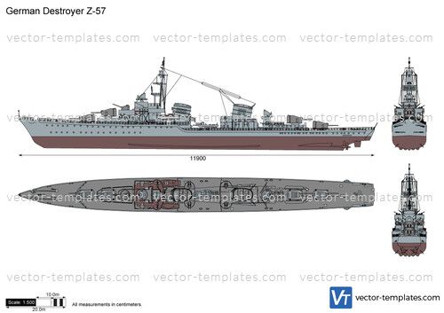 German Destroyer Z-57