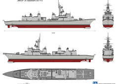 JMSDF JS Sazanami DD-113