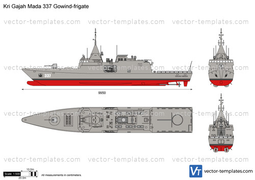 Kri Gajah Mada 337 Gowind-frigate