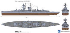 Navy large cruiser ADM. SCHEER